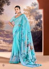 Neha Vol 1 By Kashvi Dull Moss Digital Printed Sarees Wholesale Shop In Surat
